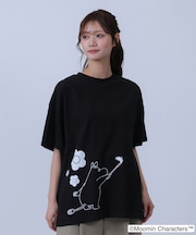 MOOMIN×MQペイントビッグ Tシャツ