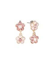 カラービジューデイジー ピアス