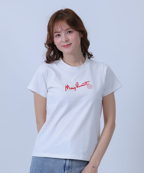 チェーンステッチ Tシャツ｜マリークヮントの通販｜&mall（アンド
