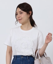 レースフリルデイジー Tシャツ