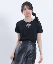 3Dロゴ刺繍 Tシャツ