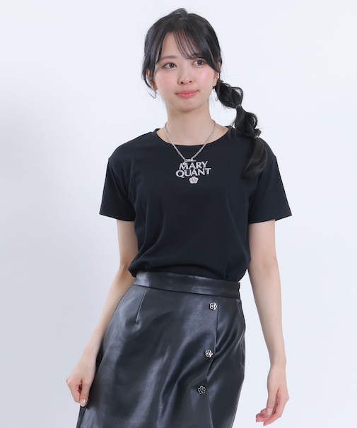 3Dロゴ刺繍 Tシャツ