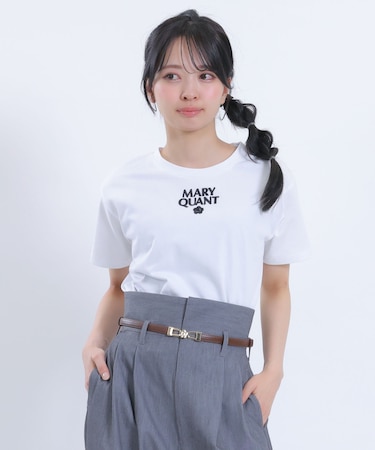 3Dロゴ刺繍 Tシャツ