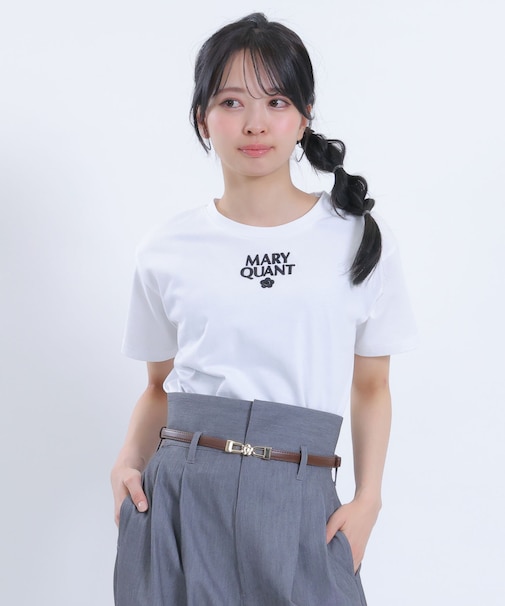3Dロゴ刺繍 Tシャツ