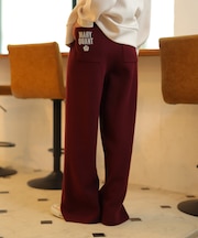 センターシームニット パンツ