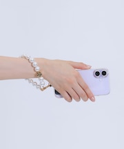 デイジーメタルパール モバイルストラップ