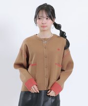 ダブルフェイス カーディガン