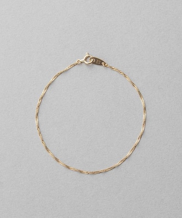 K10YG スクリューチェーン ブレスレット