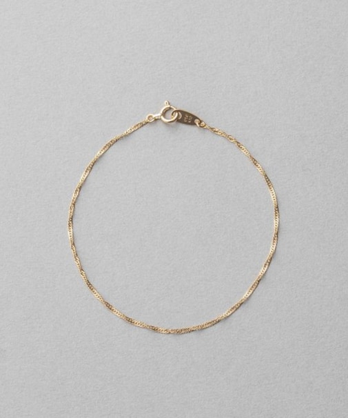 K10YG スクリューチェーン ブレスレット