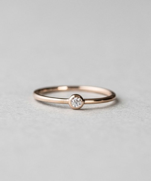 K10MPG レイヤード ピンクトルマリン リング｜エテの通販｜&mall