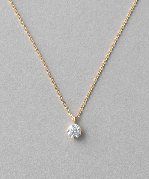 K18 ダイヤモンド ネックレス「ブライト」 K18 ダイヤモンド 0.2ct ネックレス「ブライト」｜エテの通販