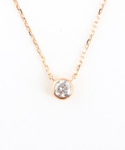 K18 ダイヤモンド 0.15ct ネックレス「ブライト」