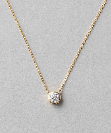 K18 ダイヤモンド 0.2ct ネックレス「ブライト」