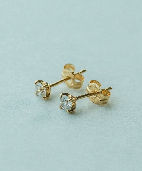 K18 ダイヤモンド 0.2ct ピアス「ブライト」｜エテの通販｜&mall