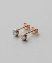 K18 ダイヤモンド 0.2ct ピアス「ブライト」