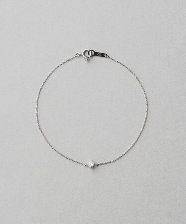 PT900/850 ダイヤモンド 0.1ct ブレスレット「ブライト」