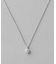 PT900/850 ダイヤモンド 0.15ct ネックレス「ブライト」