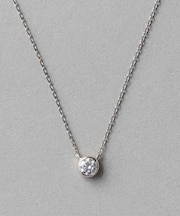 PT900/850 ダイヤモンド 0.2ct ネックレス「ブライト」