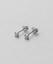 PT900 ダイヤモンド 0.1ct ピアス「ブライト」