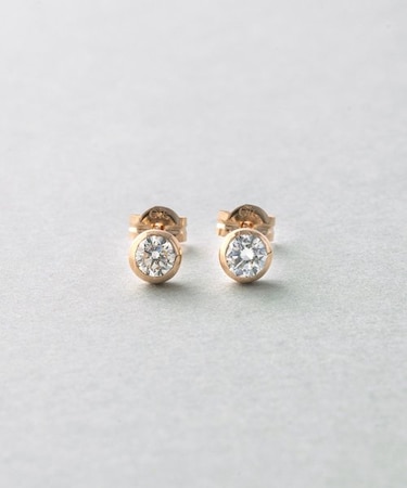 K18 ダイヤモンド 0.3ct ピアス「ブライト」