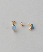 ナチュラルストーン ピアス