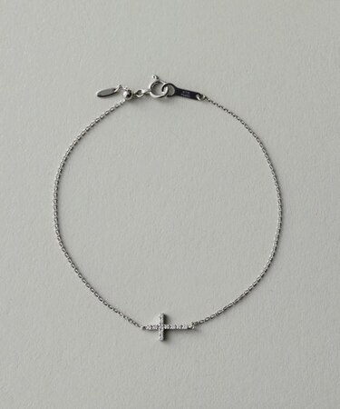 PT900/850 クロス ダイヤモンド ブレスレット