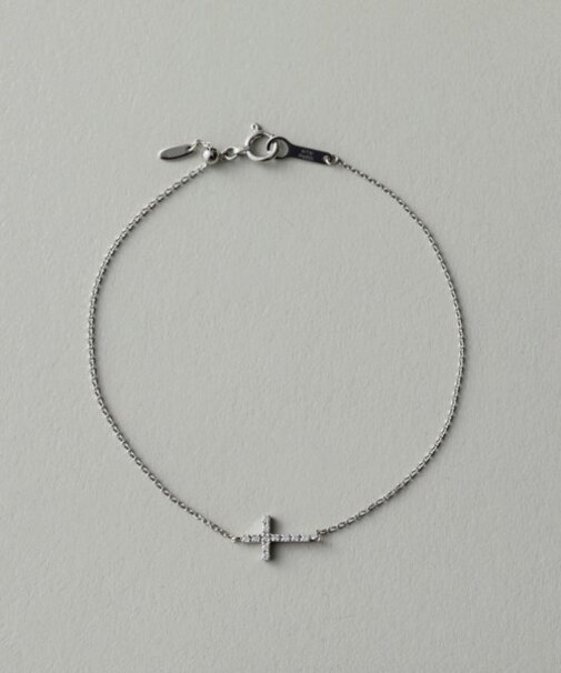 PT900/850 クロス ダイヤモンド ブレスレット