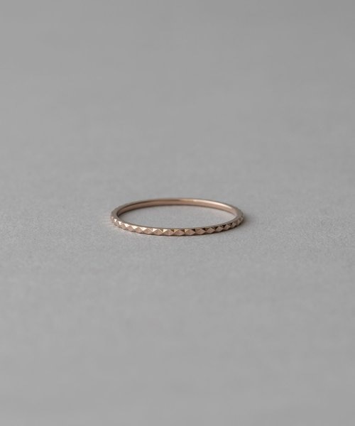 K10MPG レイヤード ピンクトルマリン リング｜エテの通販｜&mall