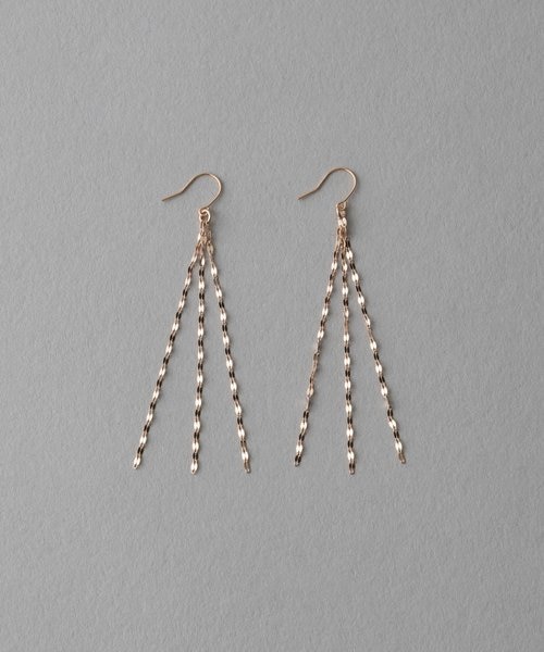 K10MPG リミテッドパール ツイストベネチアンチェーン ピアス｜エテの