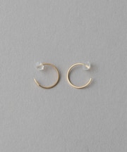 [ONLINE Limited] K10YG フープピアス S