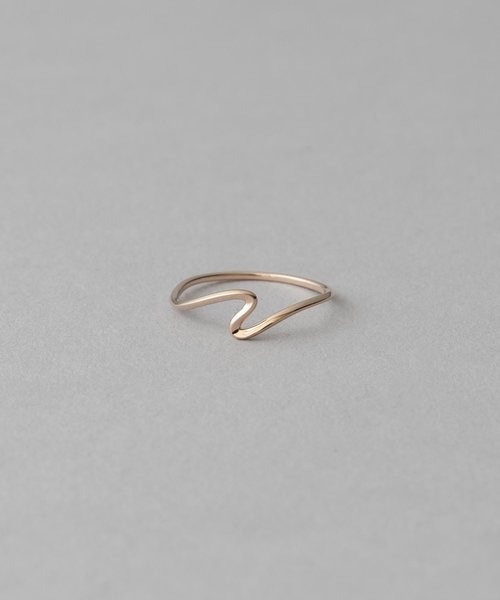 K10MPG レイヤード ピンクトルマリン リング｜エテの通販｜&mall