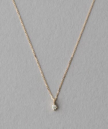 [レイヤー] K10YG ダイヤモンド ネックレス