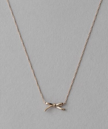 [レイヤード] リボン ネックレス