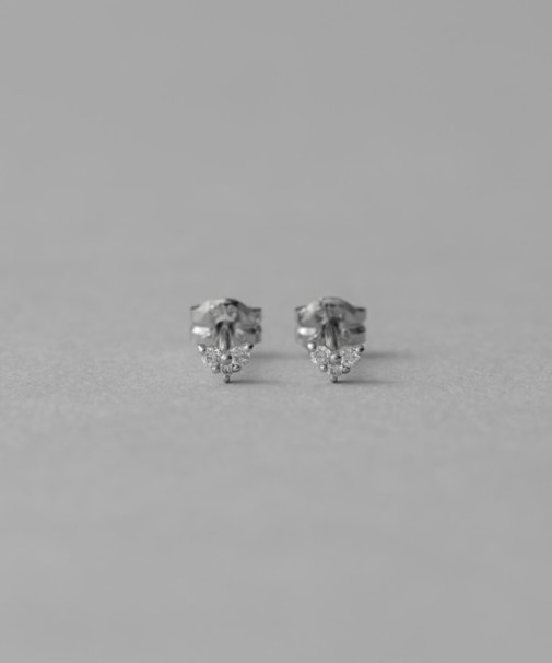 PT900 ダイヤモンド ピアス