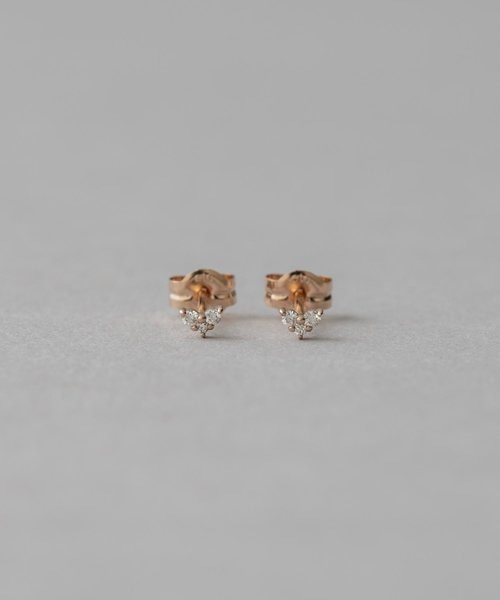 K18MPG ダイヤモンド ピアス｜エテの通販｜&mall（アンドモール