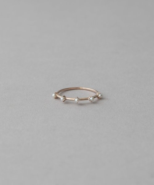 K10MPG レイヤード ピンクトルマリン リング｜エテの通販｜&mall