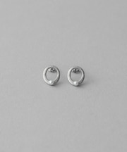 パール オーバル ピアス