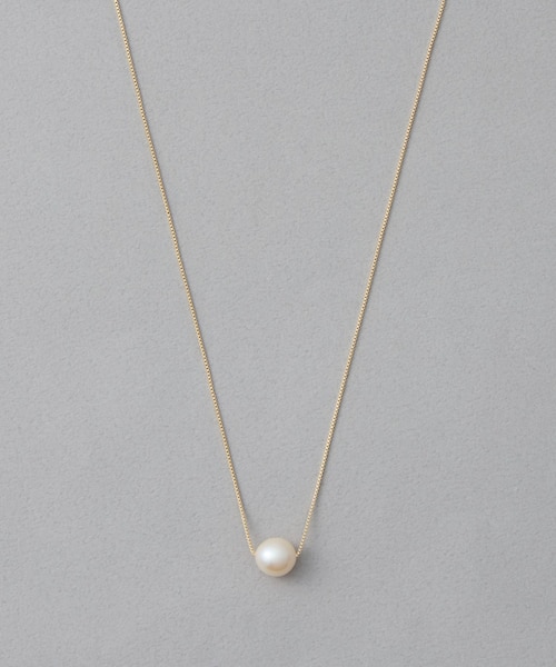 K10YG レイヤー パール/ダイヤモンド ネックレス｜エテの通販｜&mall