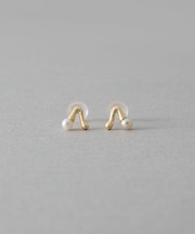 [レイヤード] K10YG パール チェリー ピアス