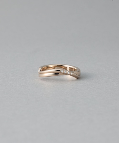 K10MPG レイヤード ピンクトルマリン リング｜エテの通販｜&mall