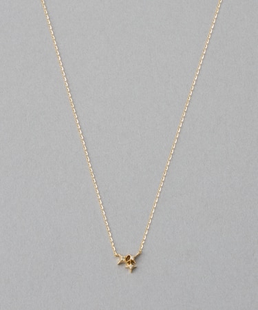 [Winter Treat｜VERRY MERRY] K18YG ダイヤモンド ホーリー ネックレス