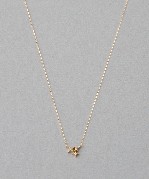 [Winter Treat｜VERRY MERRY] K18YG ダイヤモンド ホーリー ネックレス