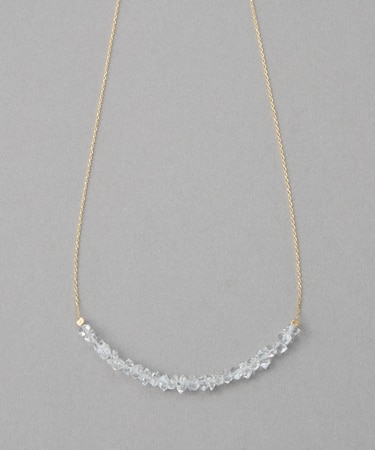 [シャンデリア] K18YG クォーツ ネックレス