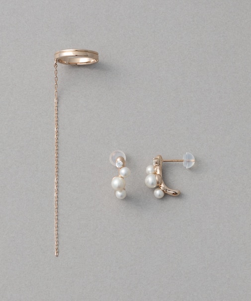 [Winter Treat｜VERY MERRY] パール/ビジュー イヤーコフレ ピアス