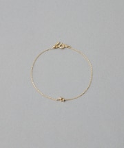 [Winter Treat｜VERRY MERRY] K18YG ダイヤモンド ホーリー ブレスレット