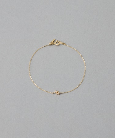 [Winter Treat｜VERRY MERRY] K18YG ダイヤモンド ホーリー ブレスレット