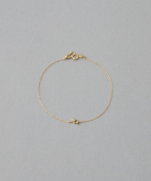 [Winter Treat｜VERRY MERRY] K18YG ダイヤモンド ホーリー ブレスレット