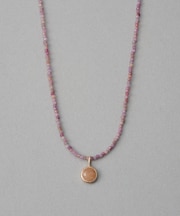 [マイプレシャス] K10MPG ピーチムーンストーン ネックレス