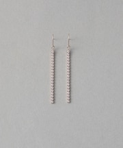 [ラインストーン] ピアス