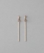 [ラインストーン] イヤリング